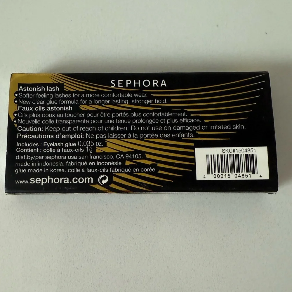 Sephora Astonish Lash Falsies Eyelash Set With Glue NEW in Box